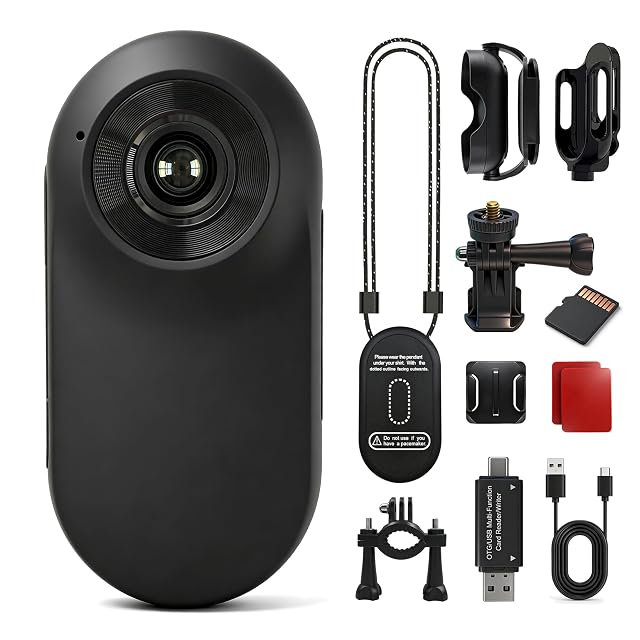 Mini body camera Frelisty DM100 con ciondolo magnetico
