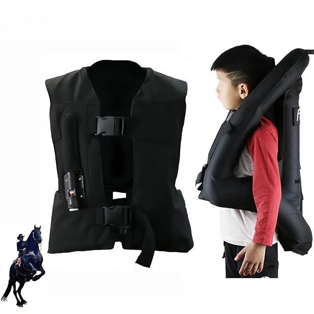 Gilet airbag regolabile Heerben nero