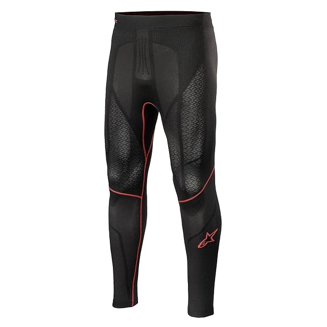 Pantaloni intimi Alpinestars Ride Tech V2 neri e rossi