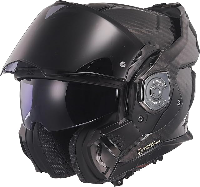 Casco modulare LS2 ADVANT X Carbon in carbonio lucido