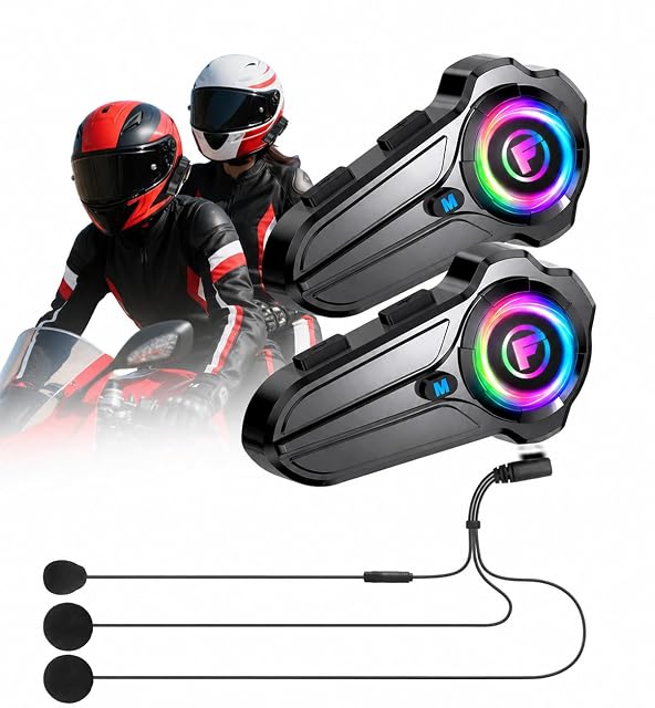 Coppia di interfoni MidingChai F10Pro con illuminazione RGB