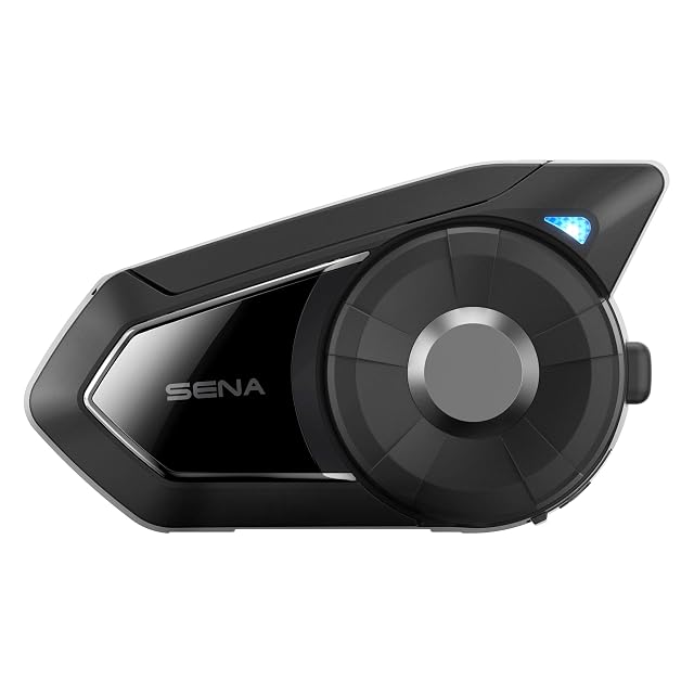 Unità interfono mesh Sena 30K con la sua staffa da casco