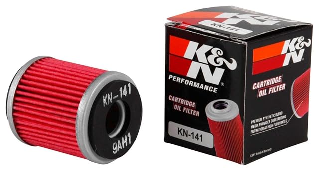 Filtro olio a cartuccia rosso K&N KN-141