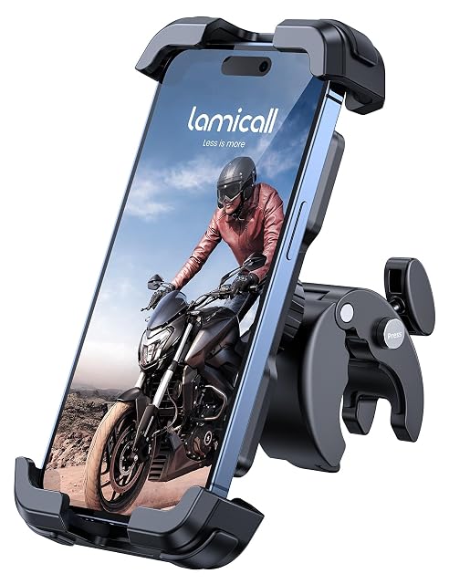 Supporto per telefono da manubrio Lamicall BP07