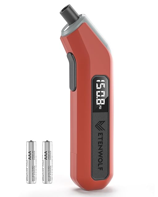 Manometro digitale per gomme ETENWOLF con display retroilluminato