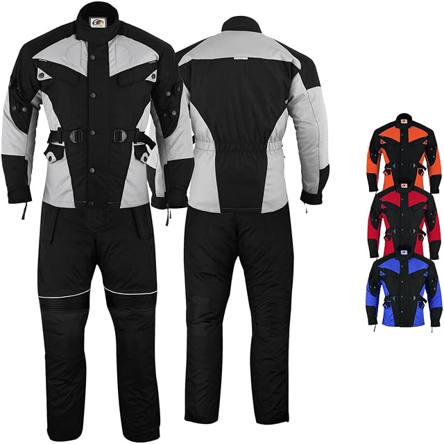 Completo in due pezzi German Wear in Cordura, grigio e nero