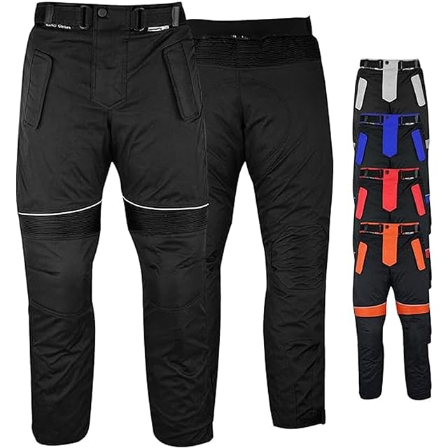 Pantaloni da moto German Wear in Cordura 600D, vista di fronte