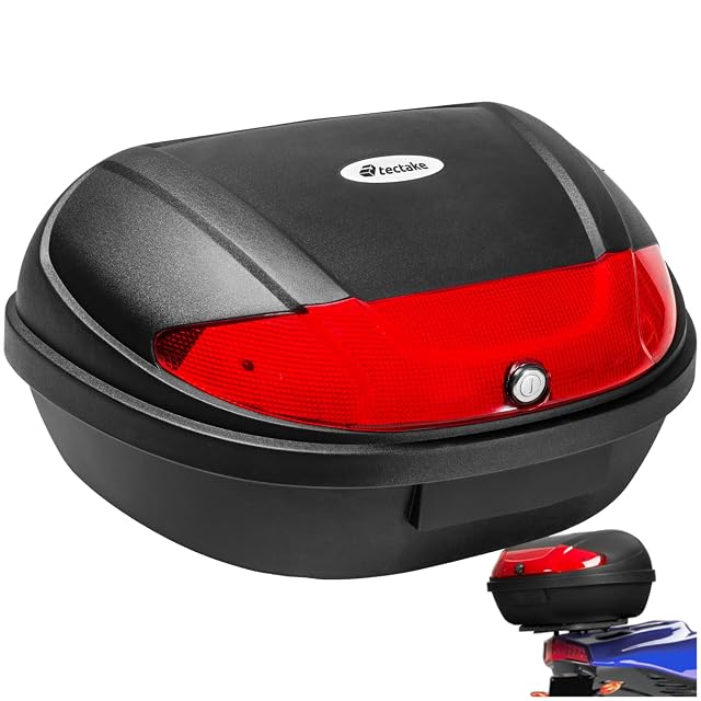 Bauletto tectake da 48 L nero opaco